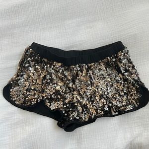 Forever 21 mini sequin shorts